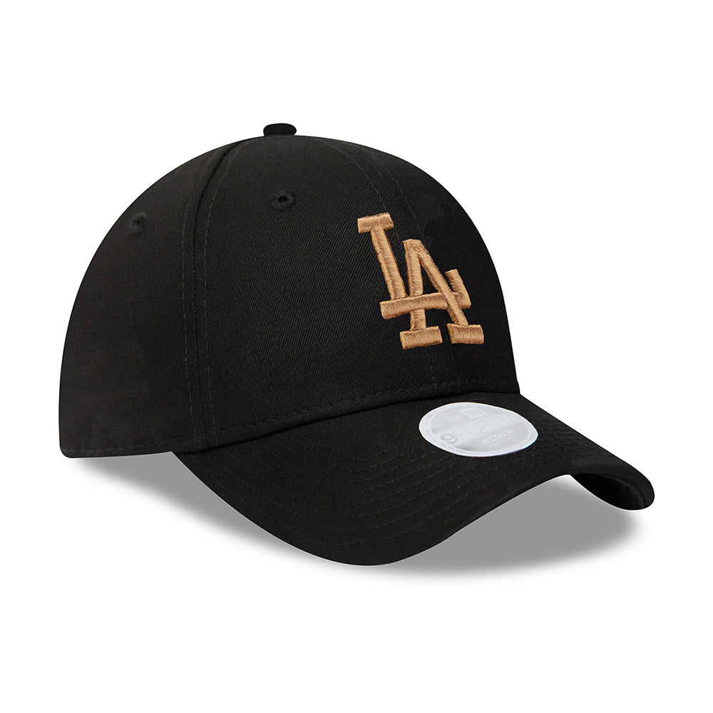 Gorra de béisbol mujeres 9FORTY MLB Colour Essential L.A. Dodgers de New Era - Negro-Trigo