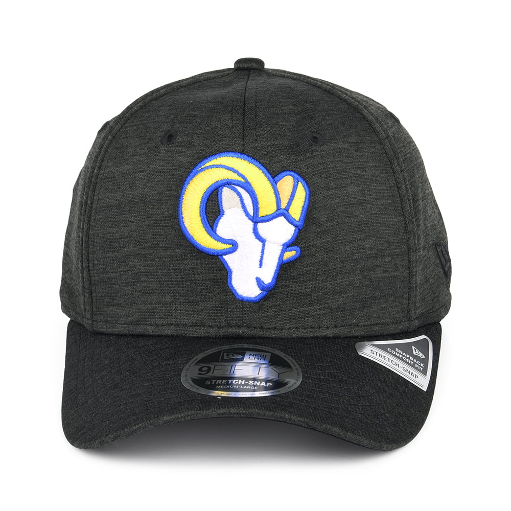 Gorra Snapback 9FIFTY Stretch NFL Total Shadow Tech Los Angeles Rams de New Era - Antracita