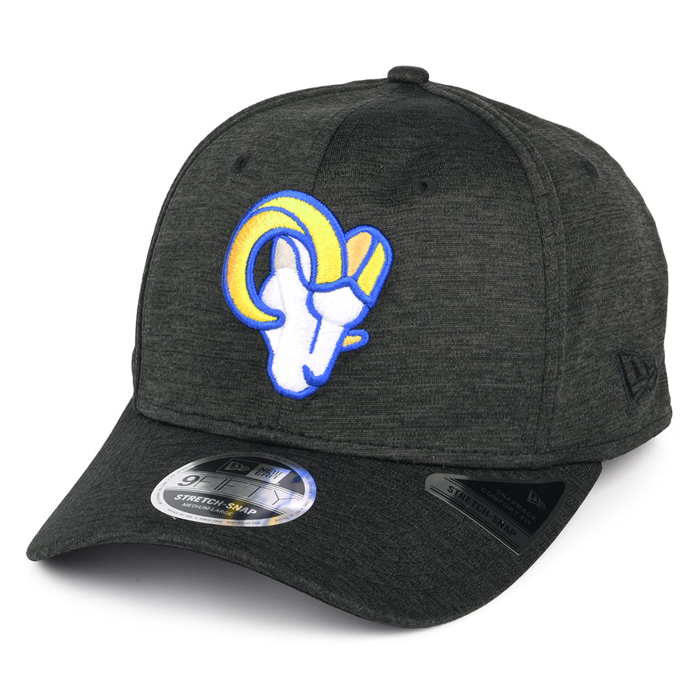 Gorra Snapback 9FIFTY Stretch NFL Total Shadow Tech Los Angeles Rams de New Era - Antracita