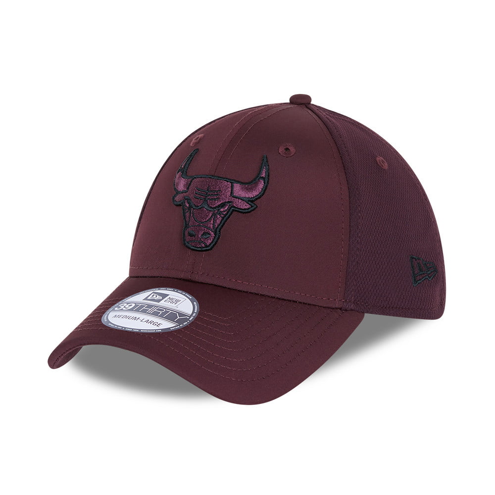 Gorra de béisbol 39THIRTY NBA Mesh Back Chicago Bulls de New Era - Granate