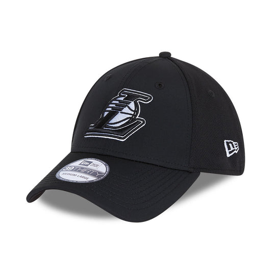 Gorra de béisbol 39THIRTY NBA Mesh Back LA Lakers de New Era - Negro