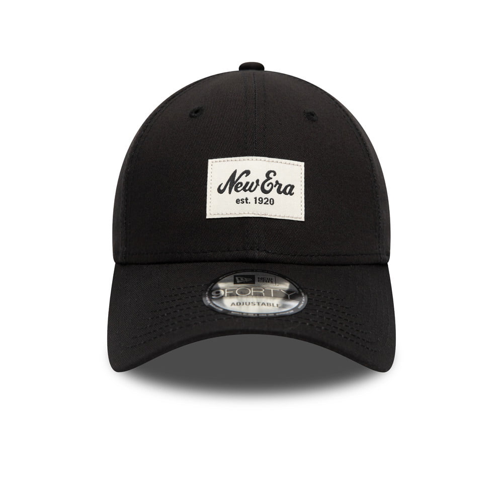 Gorra de béisbol 9FORTY Colour Essential de algodón de New Era - Negro