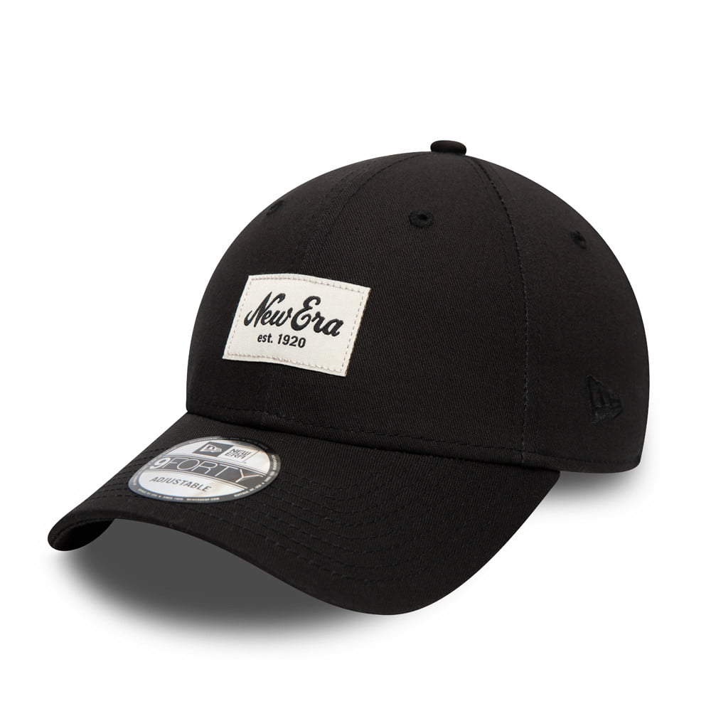 Gorra de béisbol 9FORTY Colour Essential de algodón de New Era - Negro