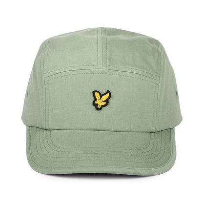 Gorra de béisbol de sarga de algodón de Lyle & Scott - Verde Musgo