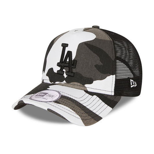 Gorra Trucker A-Frame MLB Camo Pack L.A. Dodgers de New Era - Camuflaje