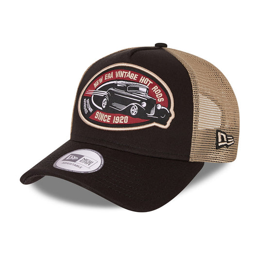 Gorra Trucker Hot Rod A-Frame de New Era - Negro