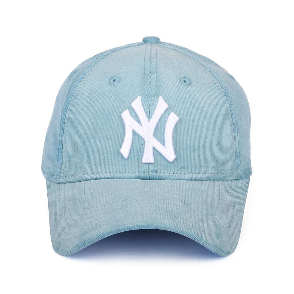 Gorra de béisbol mujeres 9FORTY de pana de New Era - Azul Cielo