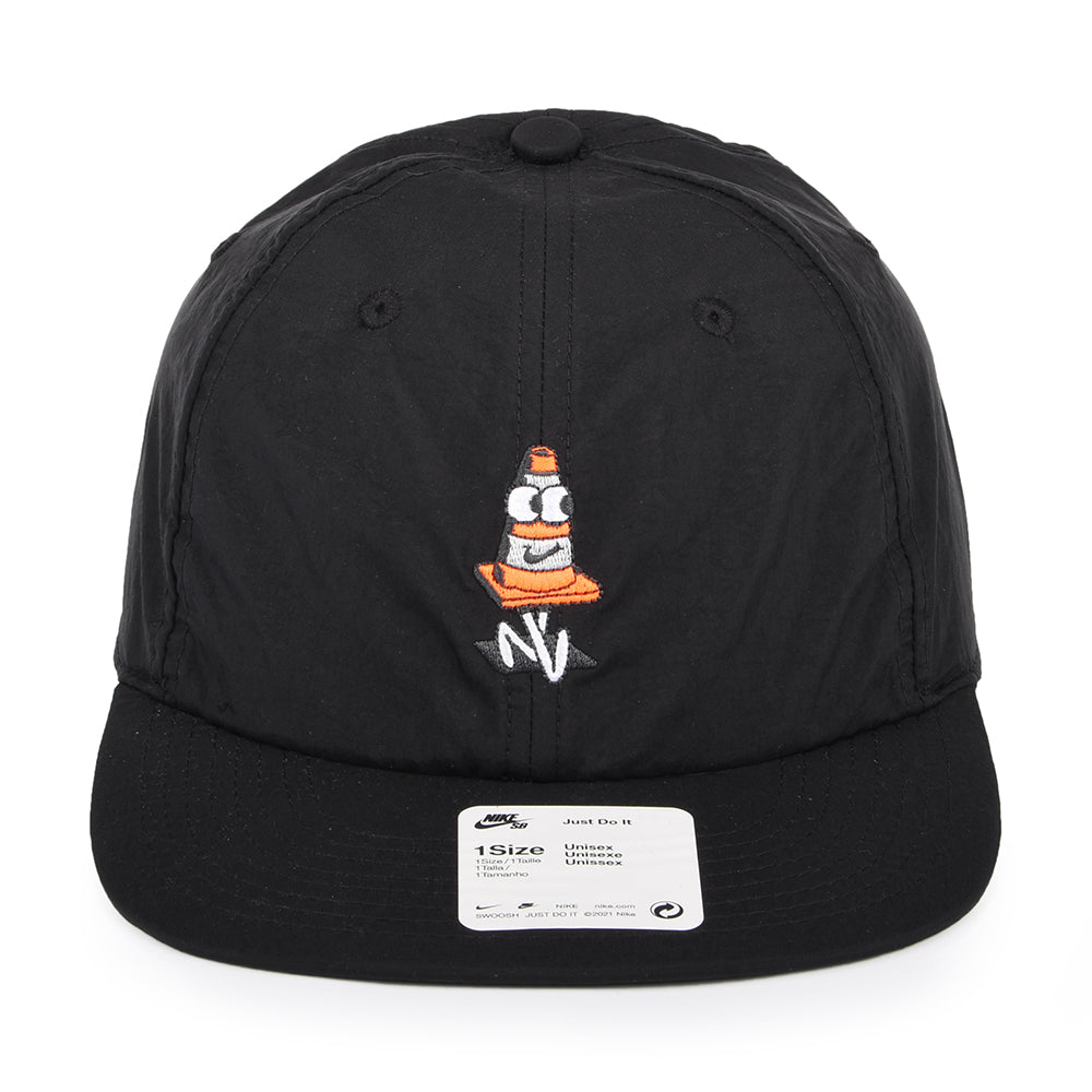 Gorra de béisbol JDI Coney Flatbill de Nike SB - Negro
