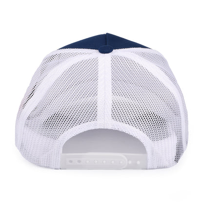 Gorra Trucker Alpha Block X C MP de Brixton - Azul-Blanco