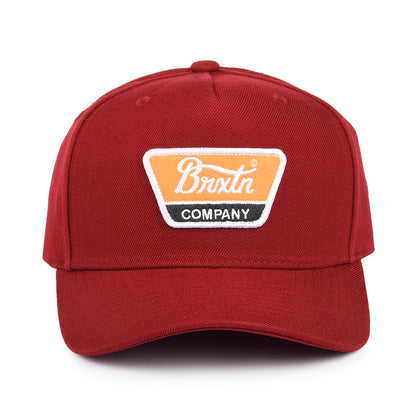 Gorra Snapback Linwood C NetPlus MP de Brixton - Burdeos Oscuro