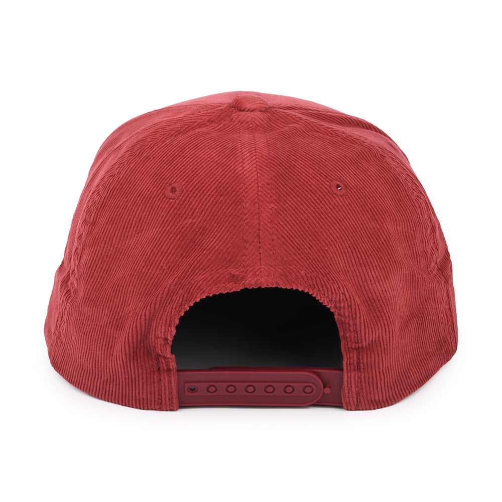 Gorra Snapback Oath III de pana de Brixton - Vino