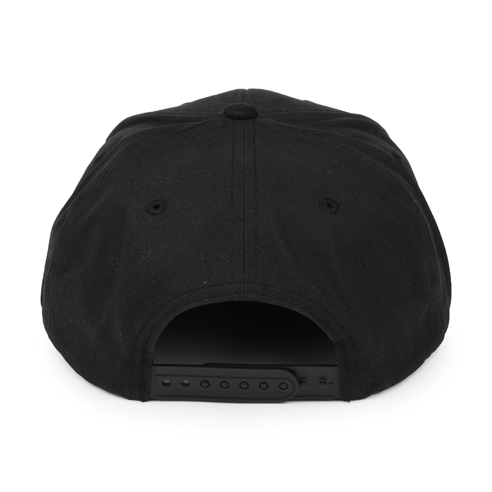 Gorra Snapback Oath III de algodón de Brixton - Negro sobre Negro