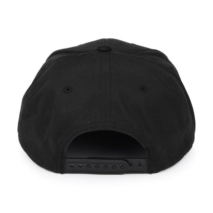 Gorra Snapback Oath III de algodón de Brixton - Negro sobre Negro