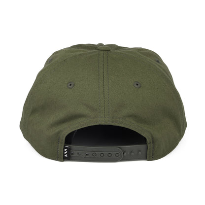 Gorra Snapback Box Logo sin estructurar de HUF - Verde Oliva