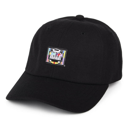 Gorra de béisbol Test Screen visera curvada de HUF - Negro