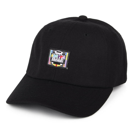 Gorra de béisbol Test Screen visera curvada de HUF - Negro