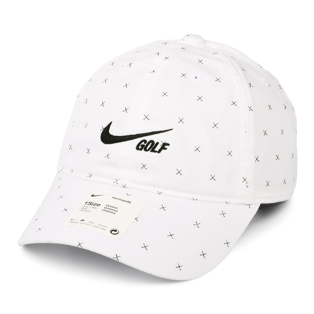 Gorra de béisbol Heritage 86 Washed Club de Nike Golf - Blanco