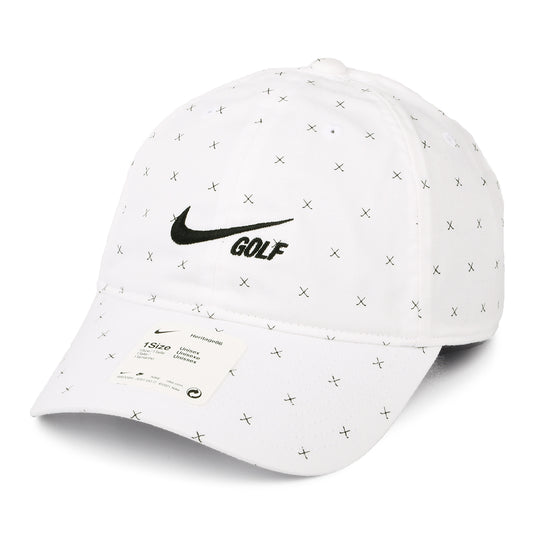 Gorra de béisbol Heritage 86 Washed Club de Nike Golf - Blanco