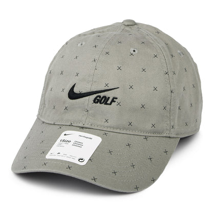 Gorra de béisbol Heritage 86 Washed Club de Nike Golf - Gris