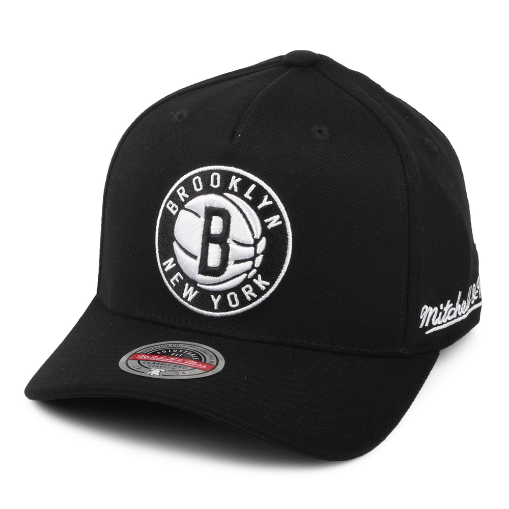 Gorra Snapback NBA Dropback Solid Redline Brooklyn Nets de Mitchell & Ness - Negro