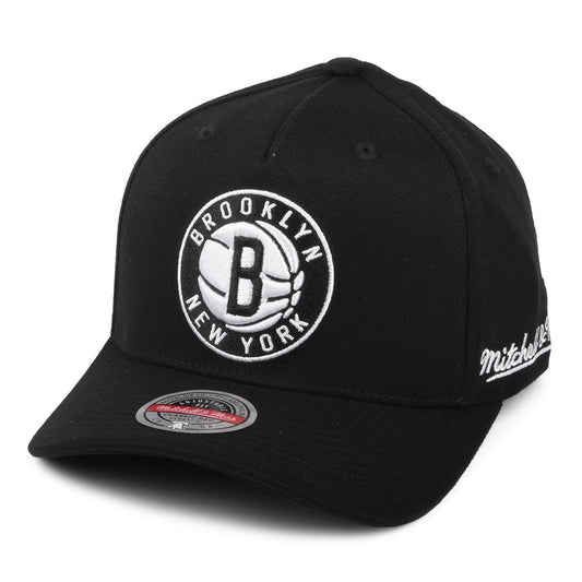Gorra Snapback NBA Dropback Solid Redline Brooklyn Nets de Mitchell & Ness - Negro