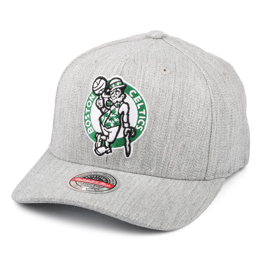 Gorra Snapback NBA Team Heather Redline Boston Celtics de Mitchell & Ness - Gris Jaspeado