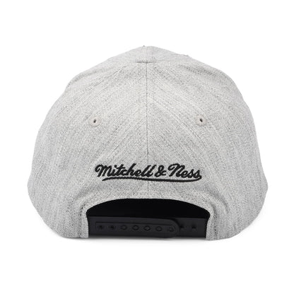 Gorra Snapback NBA Team Heather Redline Brooklyn Nets de Mitchell & Ness - Gris Jaspeado