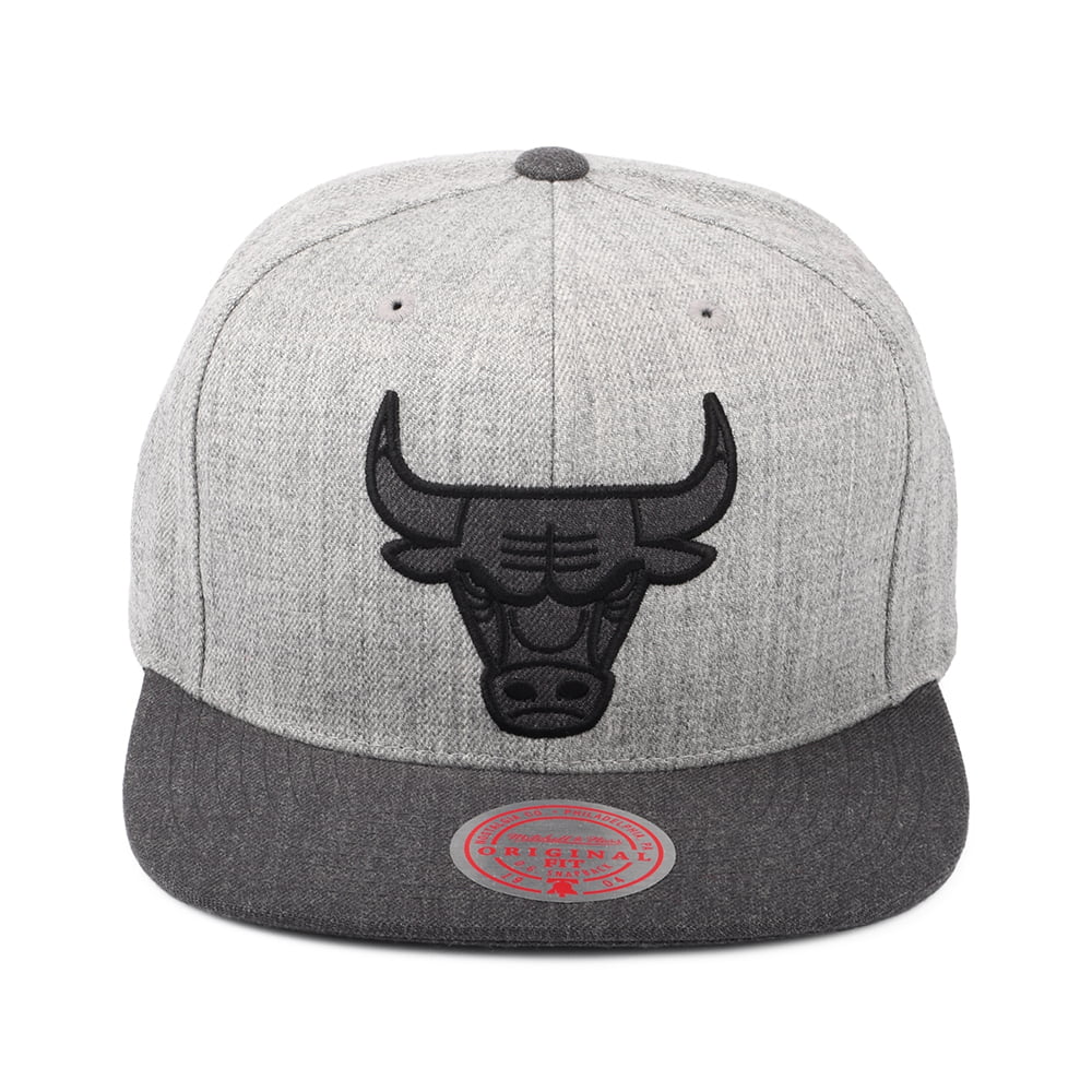 Gorra Snapback NBA Dual Heather Chicago Bulls de Mitchell & Ness - Gris Jaspeado