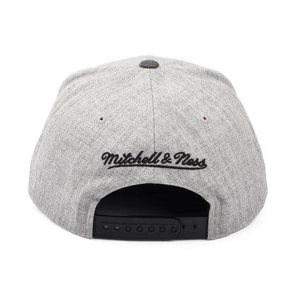 Gorra Snapback NBA Dual Heather L.A. Lakers de Mitchell & Ness - Gris Jaspeado