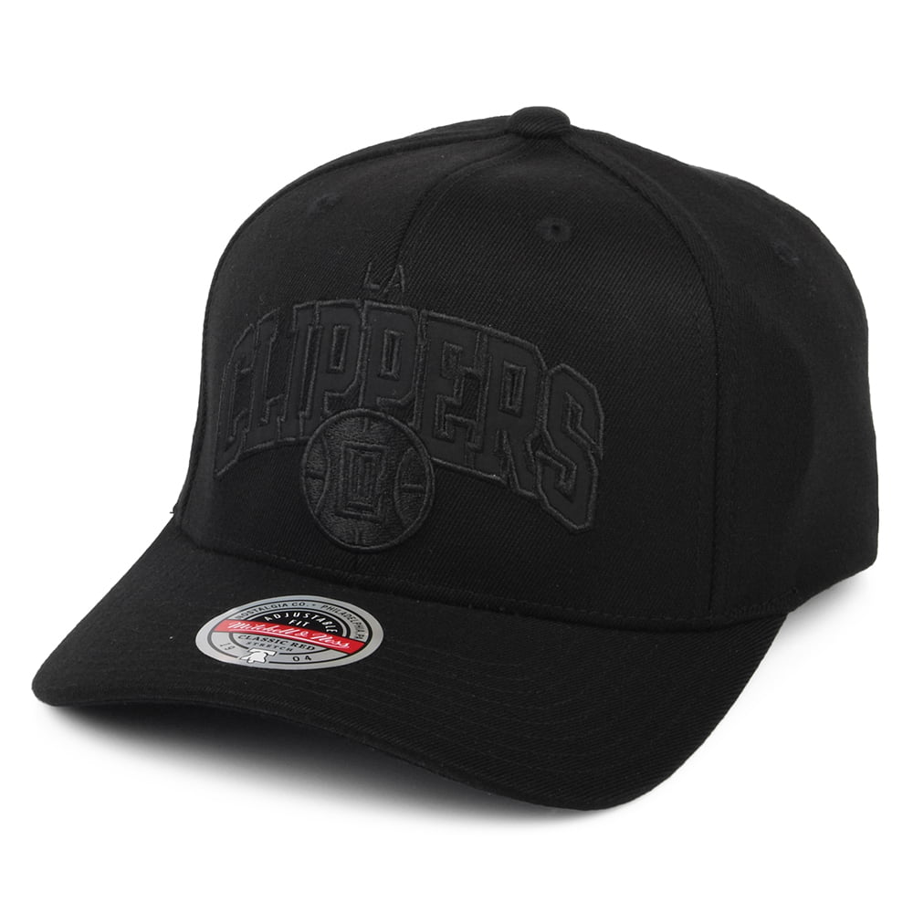 Gorra Snapback NBA Black Out Arch Redline L.A. Clippers de Mitchell & Ness - Negro