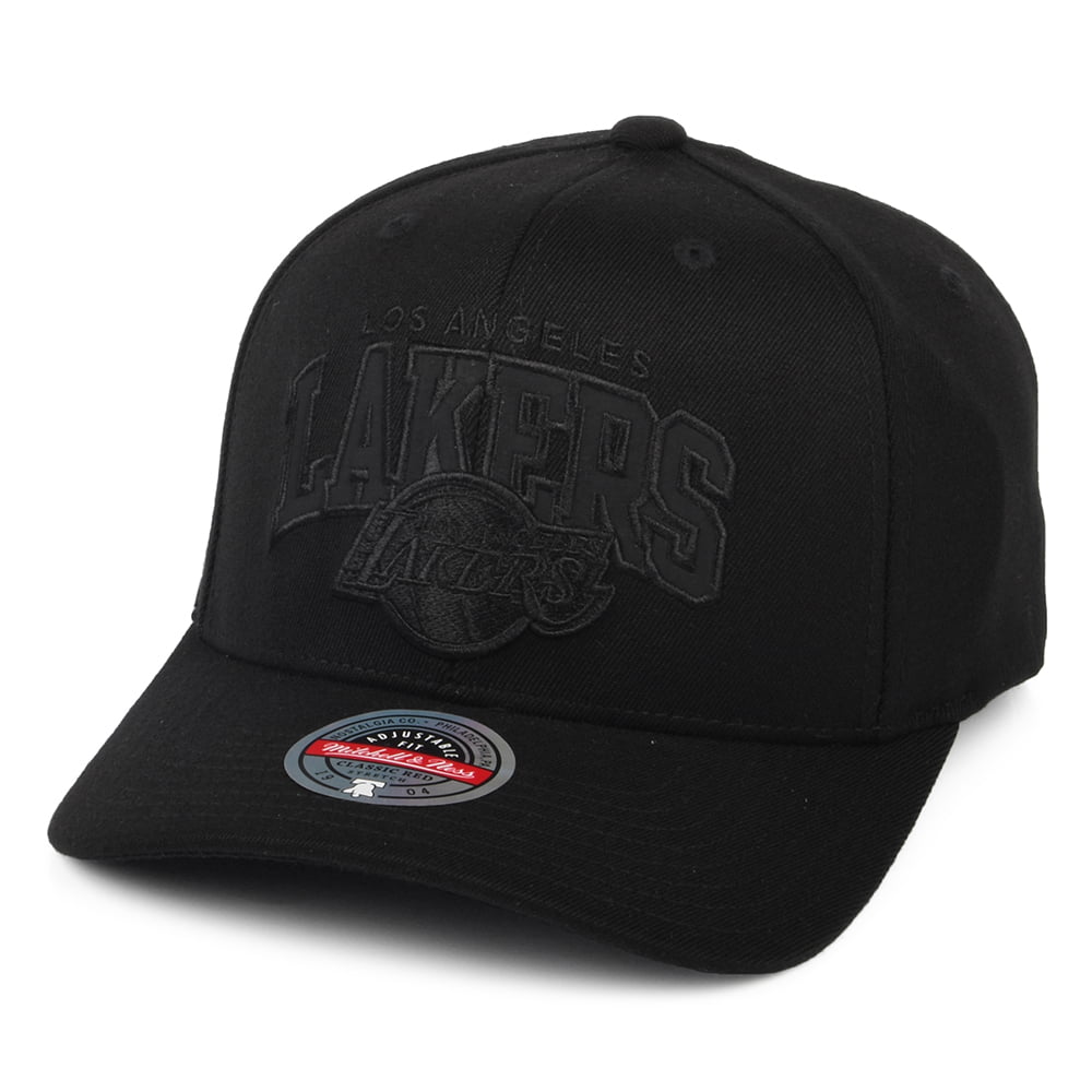 Gorra Snapback NBA Black Out Arch Redline L.A. Lakers de Mitchell & Ness - Negro