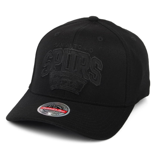 Gorra Snapback NBA Black Out Arch Redline San Antonio Spurs de Mitchell & Ness - Negro