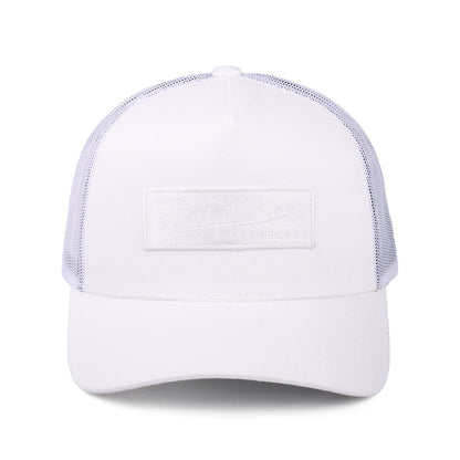 Gorra Trucker Branded Box Logo Classic de Mitchell & Ness - Blanco