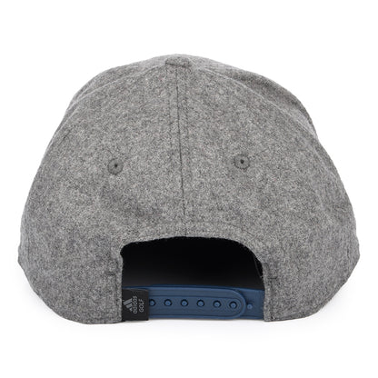 Gorra Snapback 3 Stripe Club de Adidas - Gris Jaspeado
