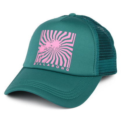 Gorra Trucker Across Wave de Billabong - Verde Azulado