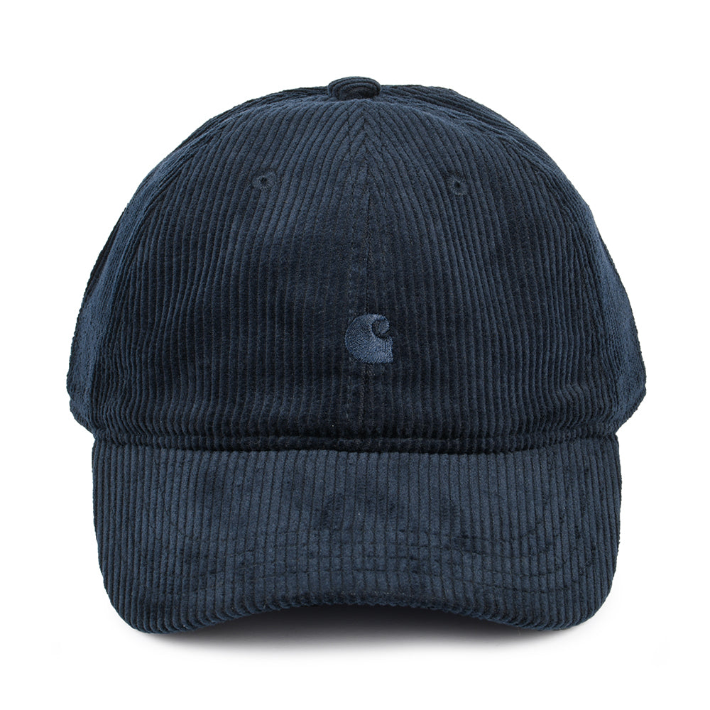 Gorra de béisbol Harlem de pana de Carhartt WIP - Azul Marino-Azul
