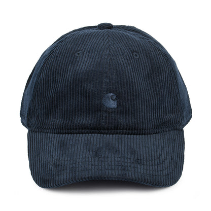 Gorra de béisbol Harlem de pana de Carhartt WIP - Azul Marino-Azul