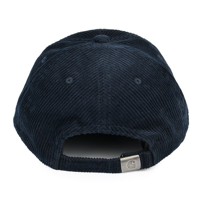 Gorra de béisbol Harlem de pana de Carhartt WIP - Azul Marino-Azul