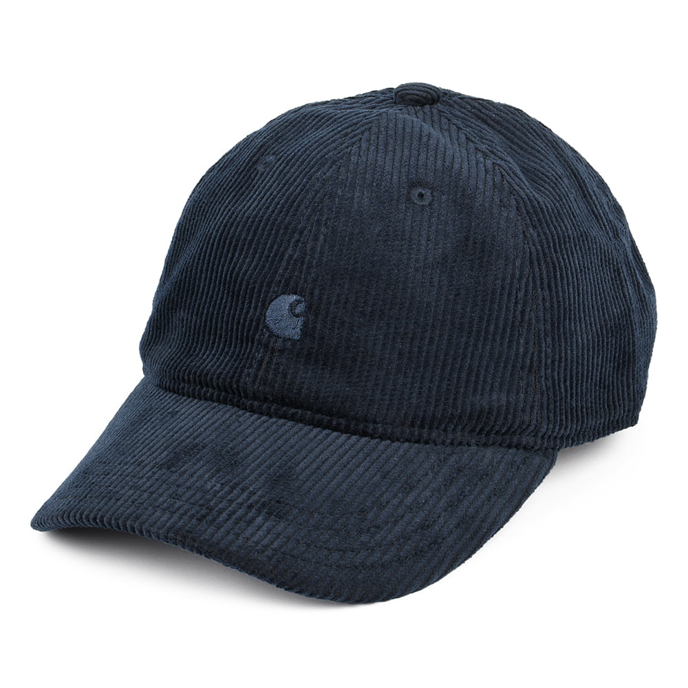 Gorra de béisbol Harlem de pana de Carhartt WIP - Azul Marino-Azul