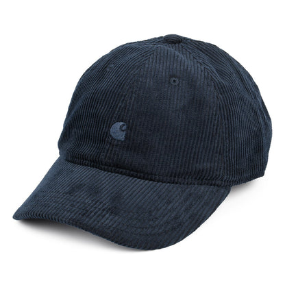 Gorra de béisbol Harlem de pana de Carhartt WIP - Azul Marino-Azul