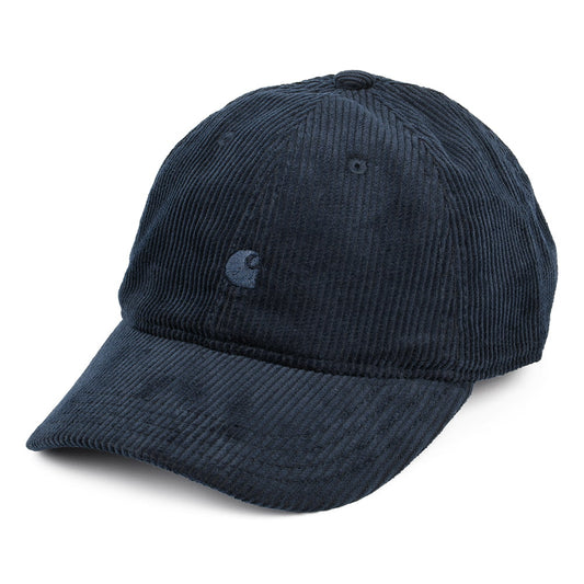 Gorra de béisbol Harlem de pana de Carhartt WIP - Azul Marino-Azul