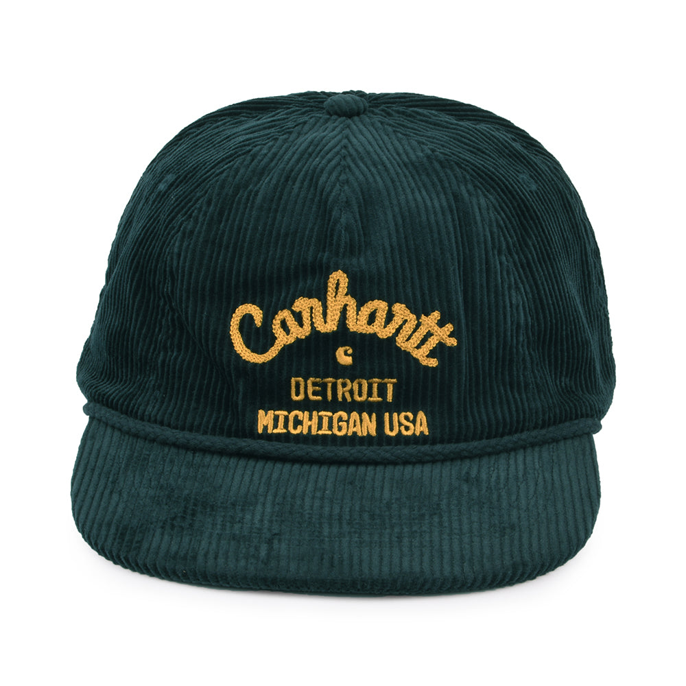 Gorra de béisbol Dennis de pana de Carhartt WIP - Bosque