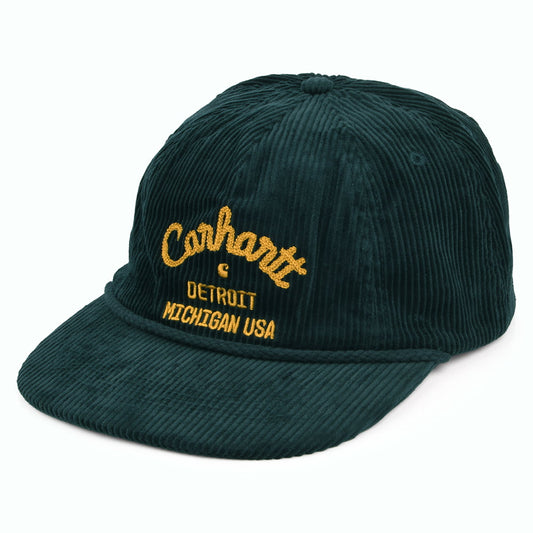 Gorra de béisbol Dennis de pana de Carhartt WIP - Bosque