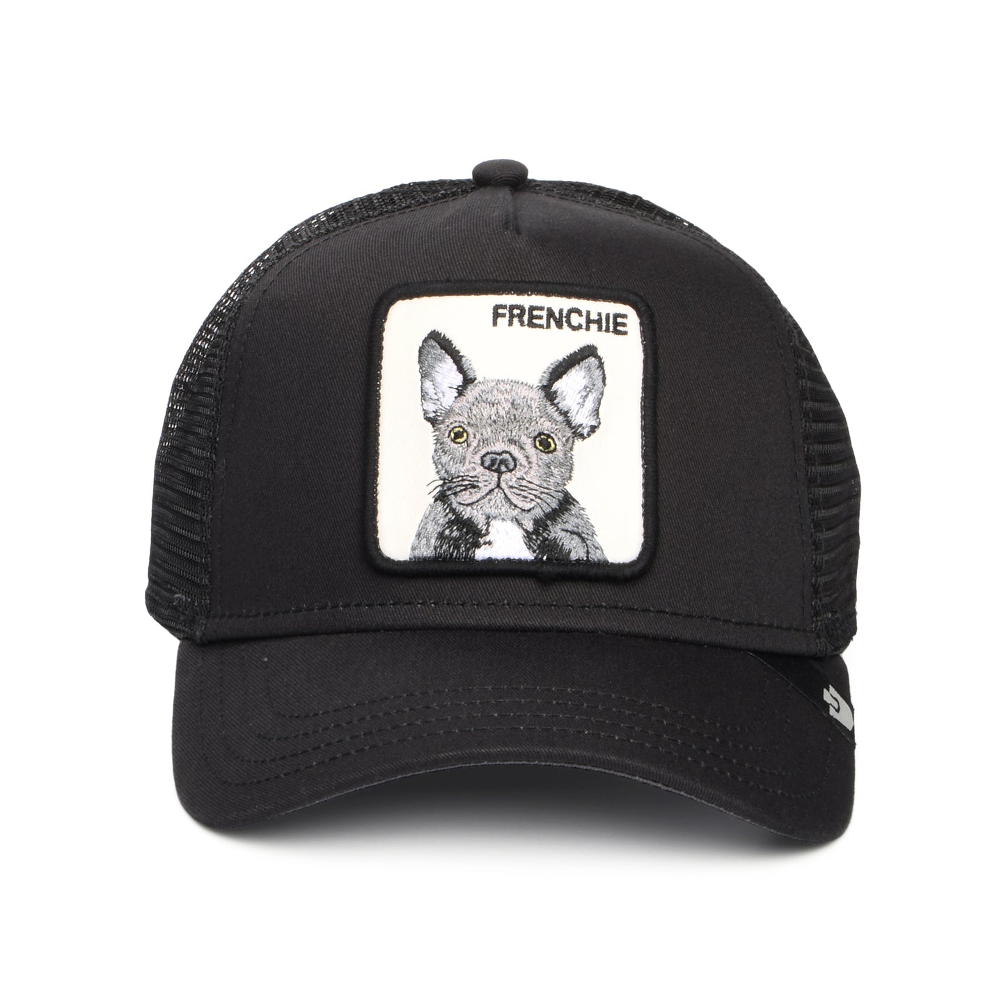 Gorra Trucker Frenchie de Goorin - Negro