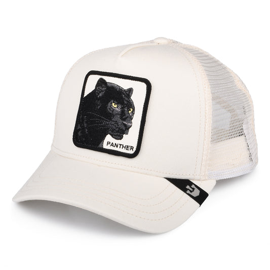 Gorra Trucker Black Panther de Goorin - Blanco