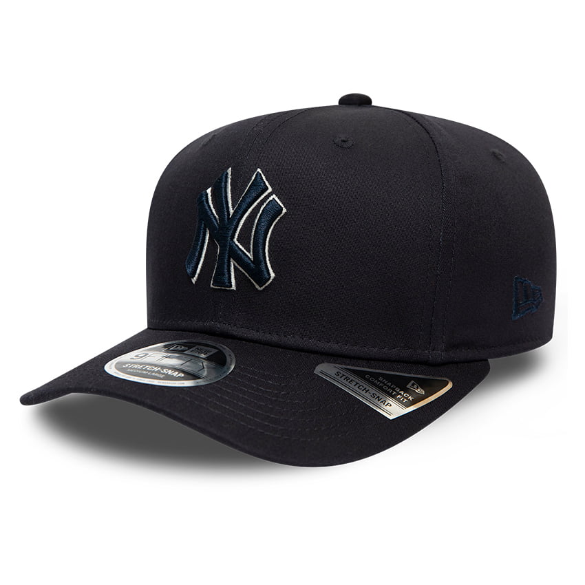 Gorra Snapback 9FIFTY MLB Team Outline Stretch Snap New York Yankees de New Era - Azul Marino