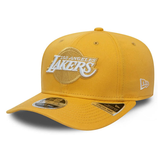 Gorra Snapback 9FIFTY NBA League Essential Stretch Snap L.A. Lakers de New Era - Amarillo