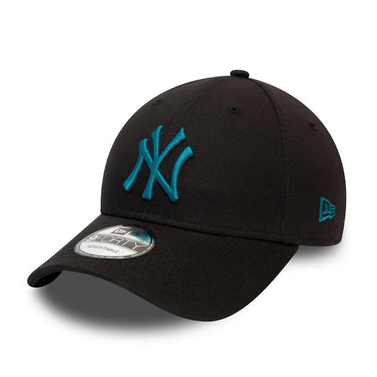 Gorra de béisbol 9FORTY MLB League Essential ll New York Yankees de New Era - Negro-Turquesa