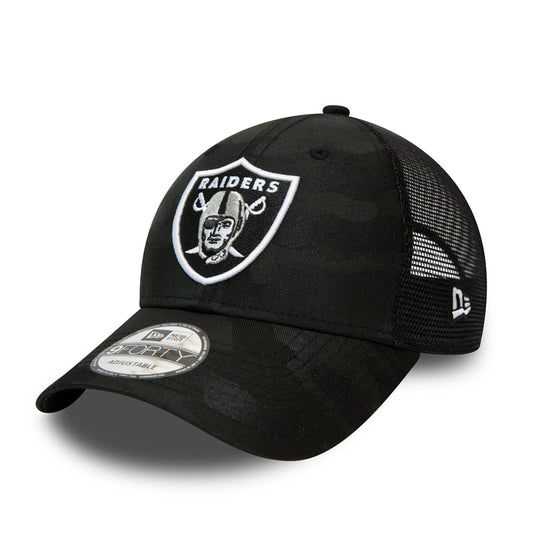 Gorra Trucker 9FORTY NFL Home Field - Las Vegas Raiders de New Era - Negro