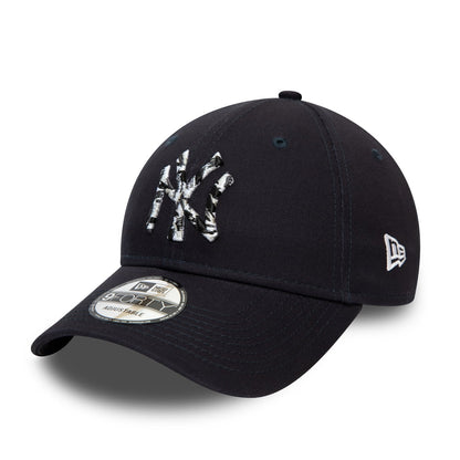 Gorra de béisbol 9FORTY MLB Camo Infill II New York Yankees de New Era - Azul Marino